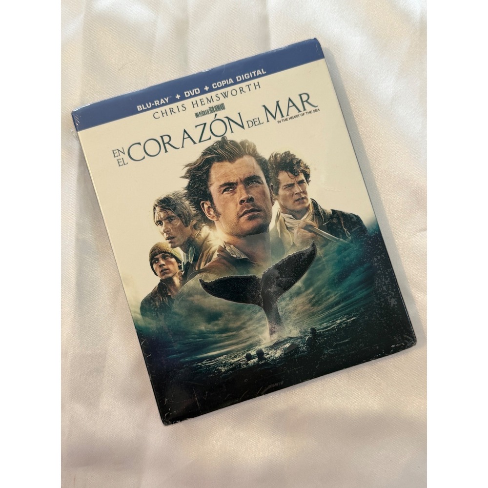 En El Corazon Del Mar (Blu-ray + DVD, 2015) In The Heart of The Sea En Espanol